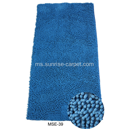 Chenille Rug dengan Microfiber